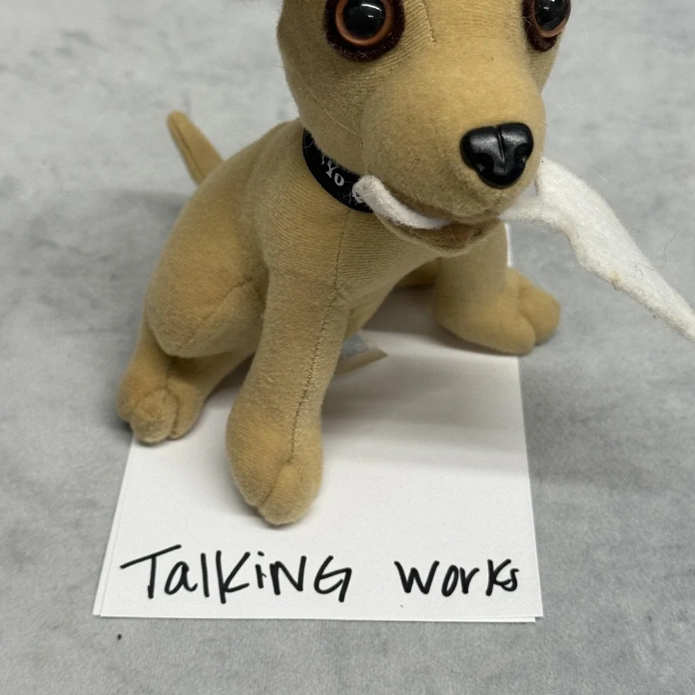 Vintage Taco Bell Chihuahua Talking Plush Stuffed Toy Free Tacos Sign Small‎